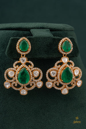 Cabochons with Emerald green