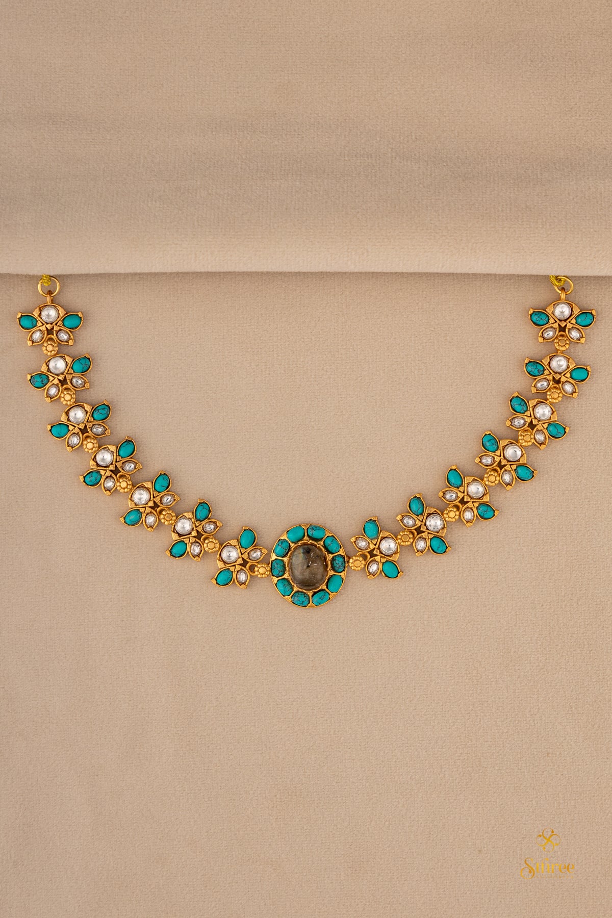 Turquoise blue choker