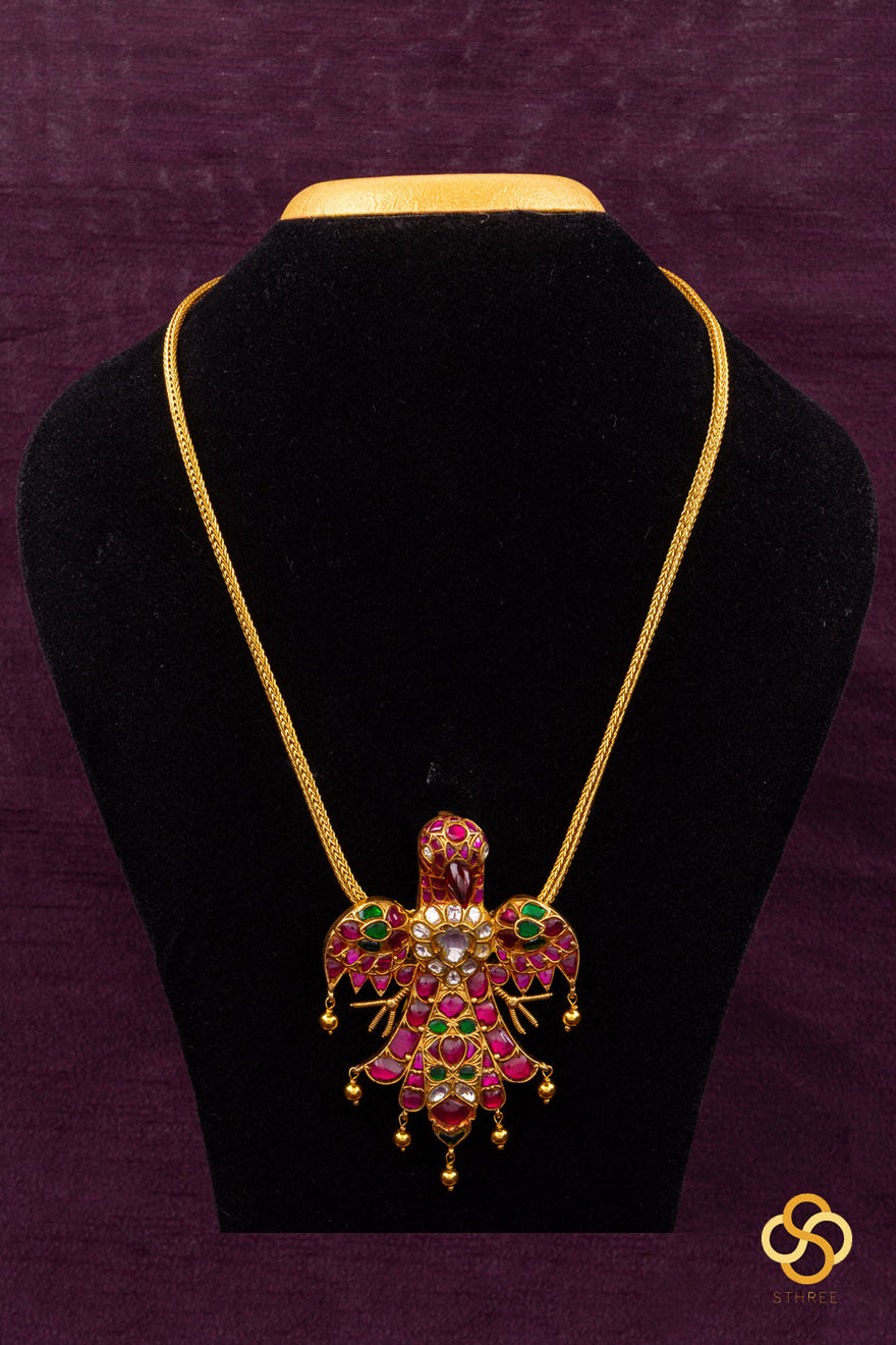925 Silver - Gandaberunda Neckpiece