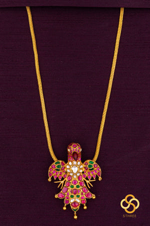 925 Silver - Gandaberunda Neckpiece