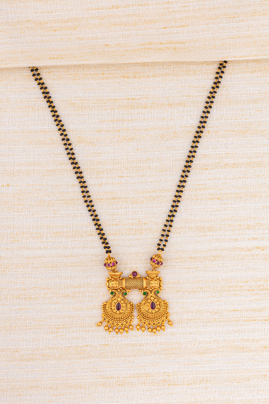 Karugamani with Double Pendant