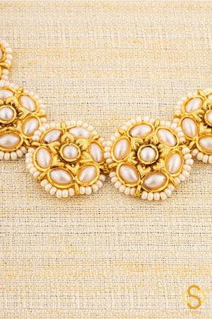 Jadau Kundan Choker - Pearls