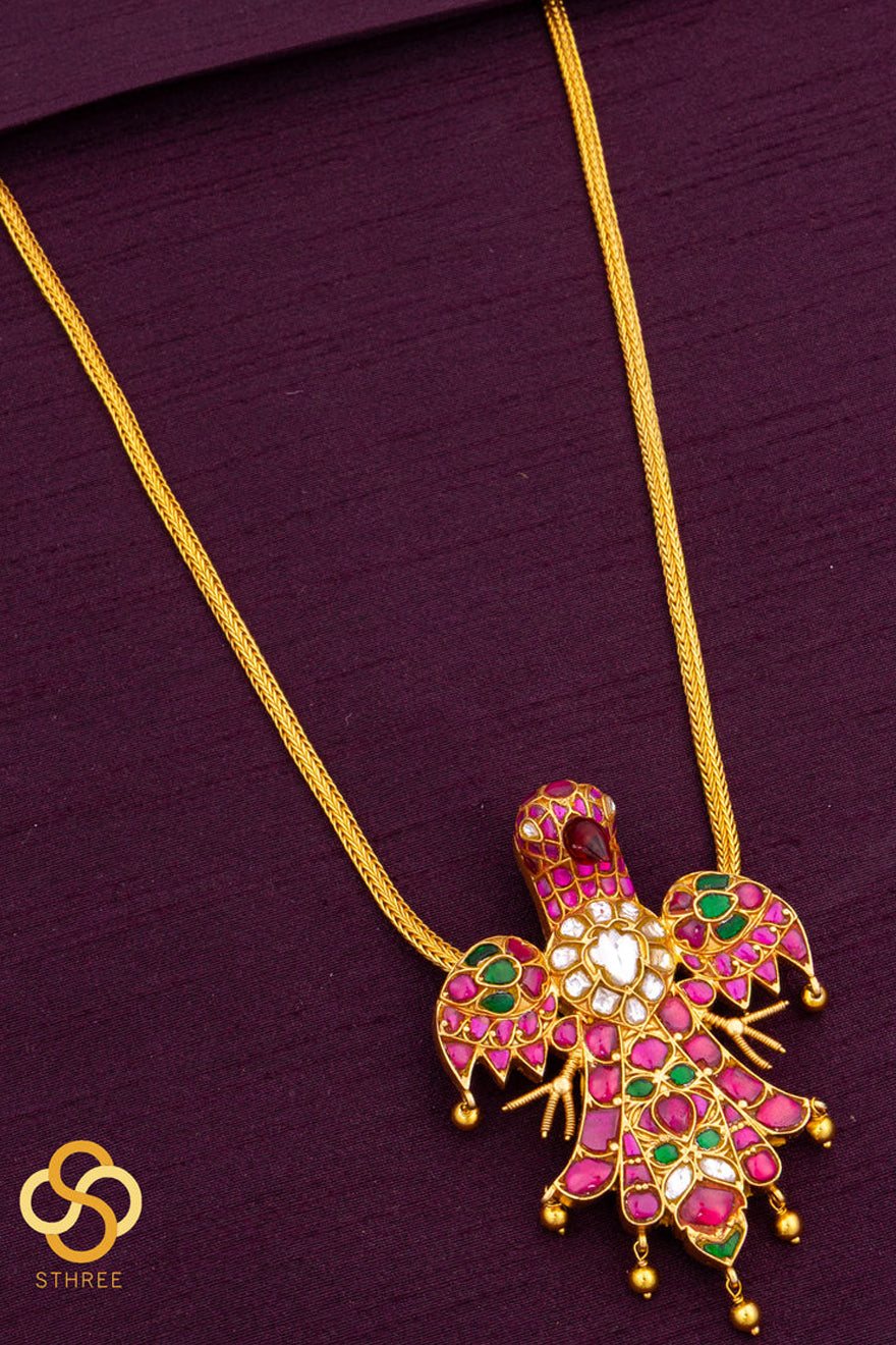925 Silver - Gandaberunda Neckpiece