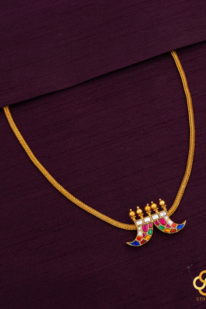 925 Sliver - Puli Nagam - Navaratna