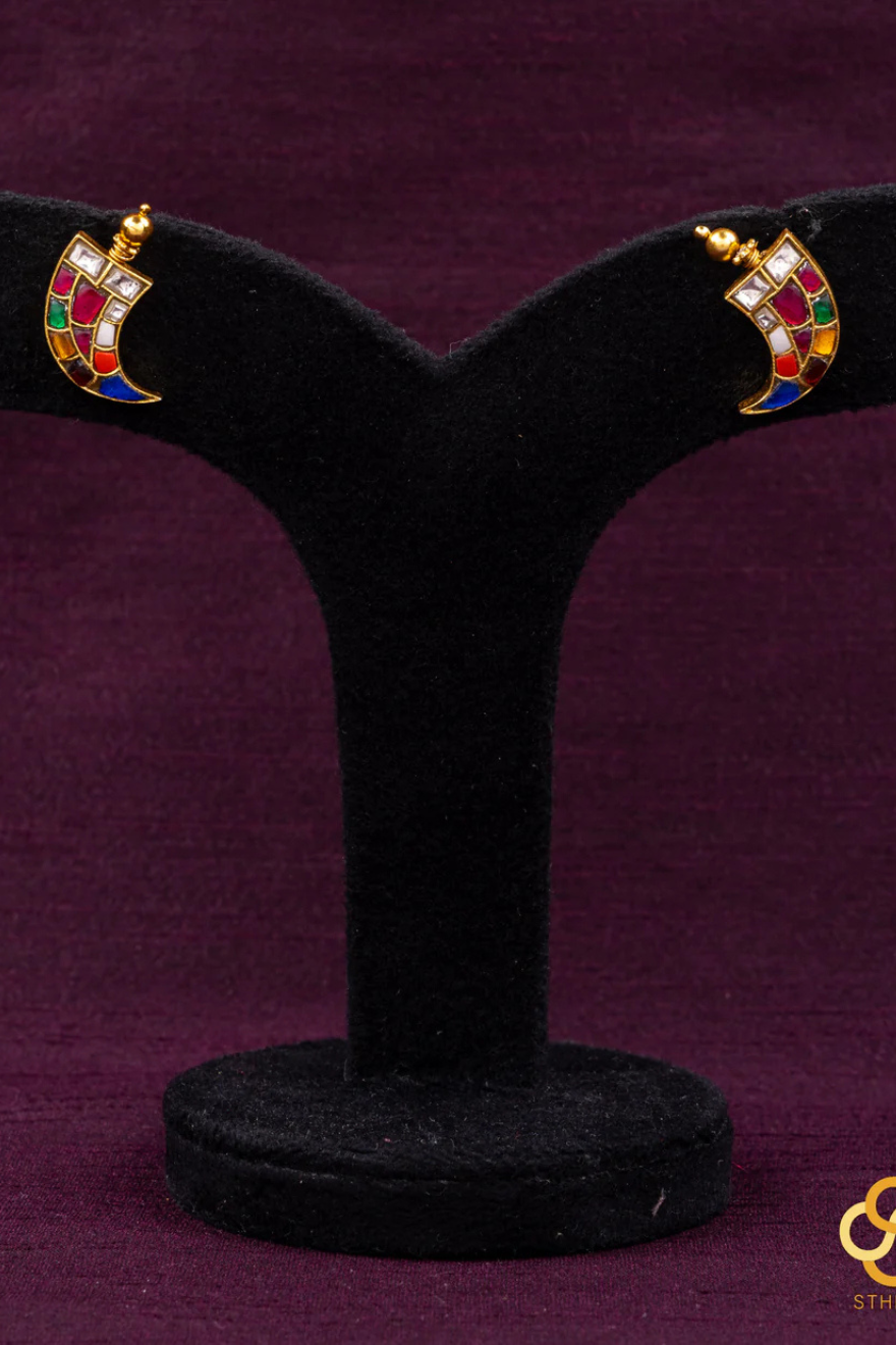 925 Sliver - Puli Nagam - Navaratna