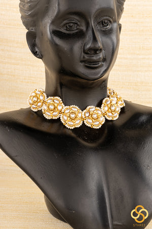 Jadau Kundan Choker - Pearls