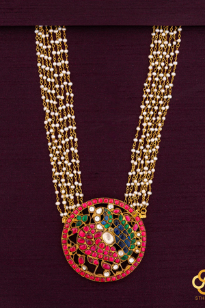 925 Silver - Rakkodi Mayil Necklace