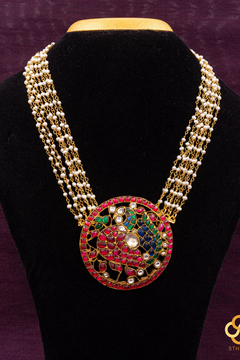 925 Silver - Rakkodi Mayil Necklace