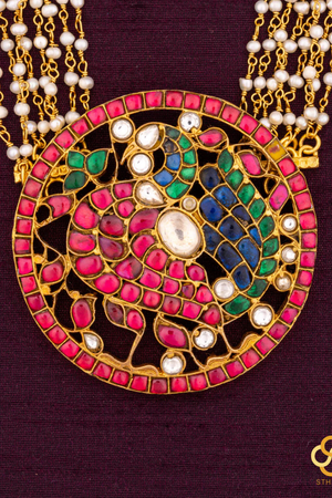 925 Silver - Rakkodi Mayil Necklace