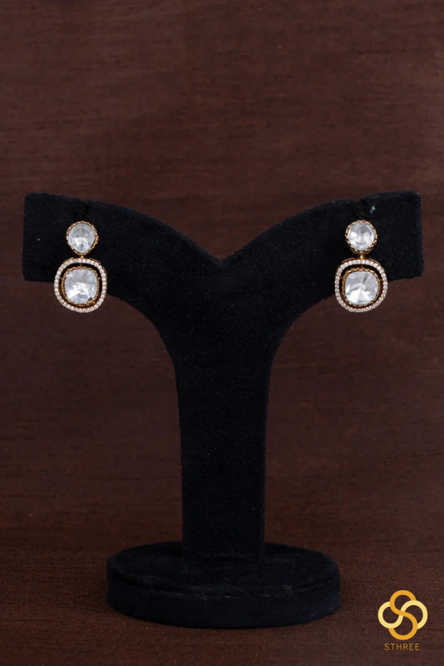 Kundan Kasumalai - Light Green Beads on Top