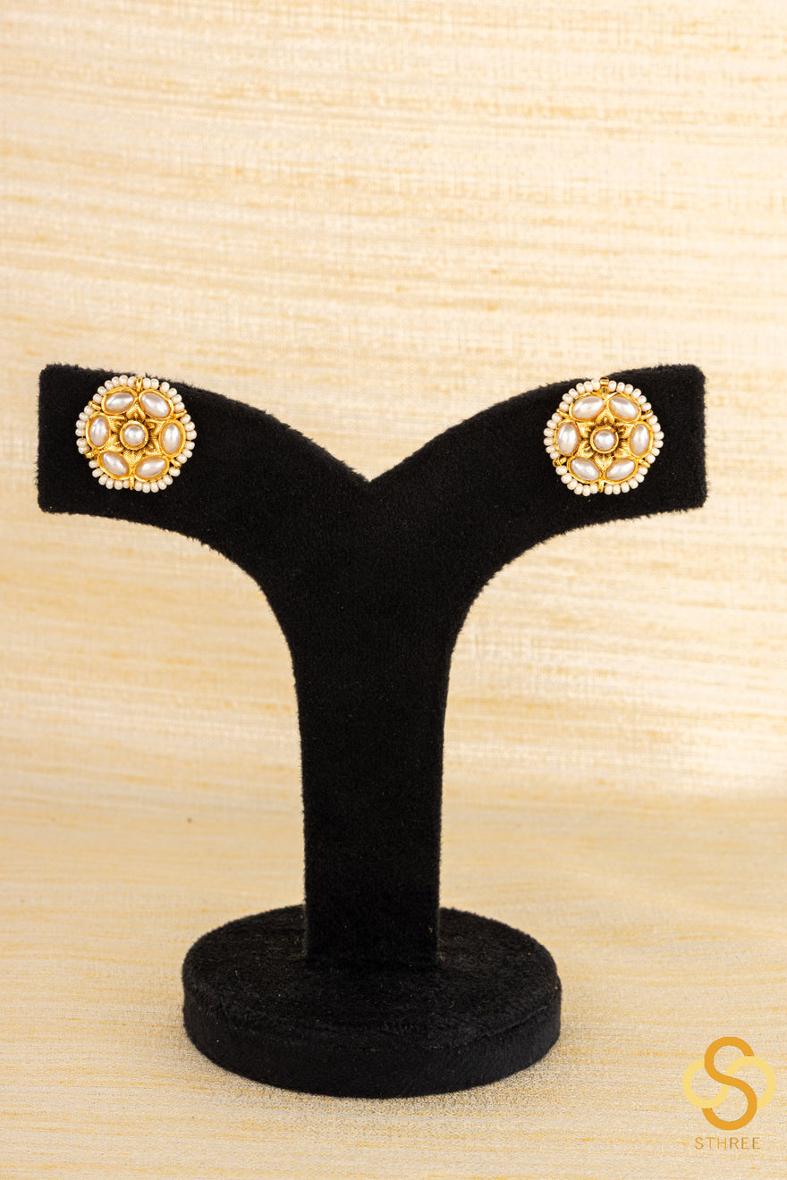 Jadau Kundan Choker - Pearls