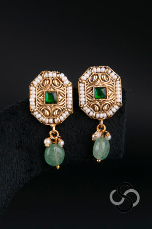 Pearl Choker with Jadau Kundan Pendant and Elephants