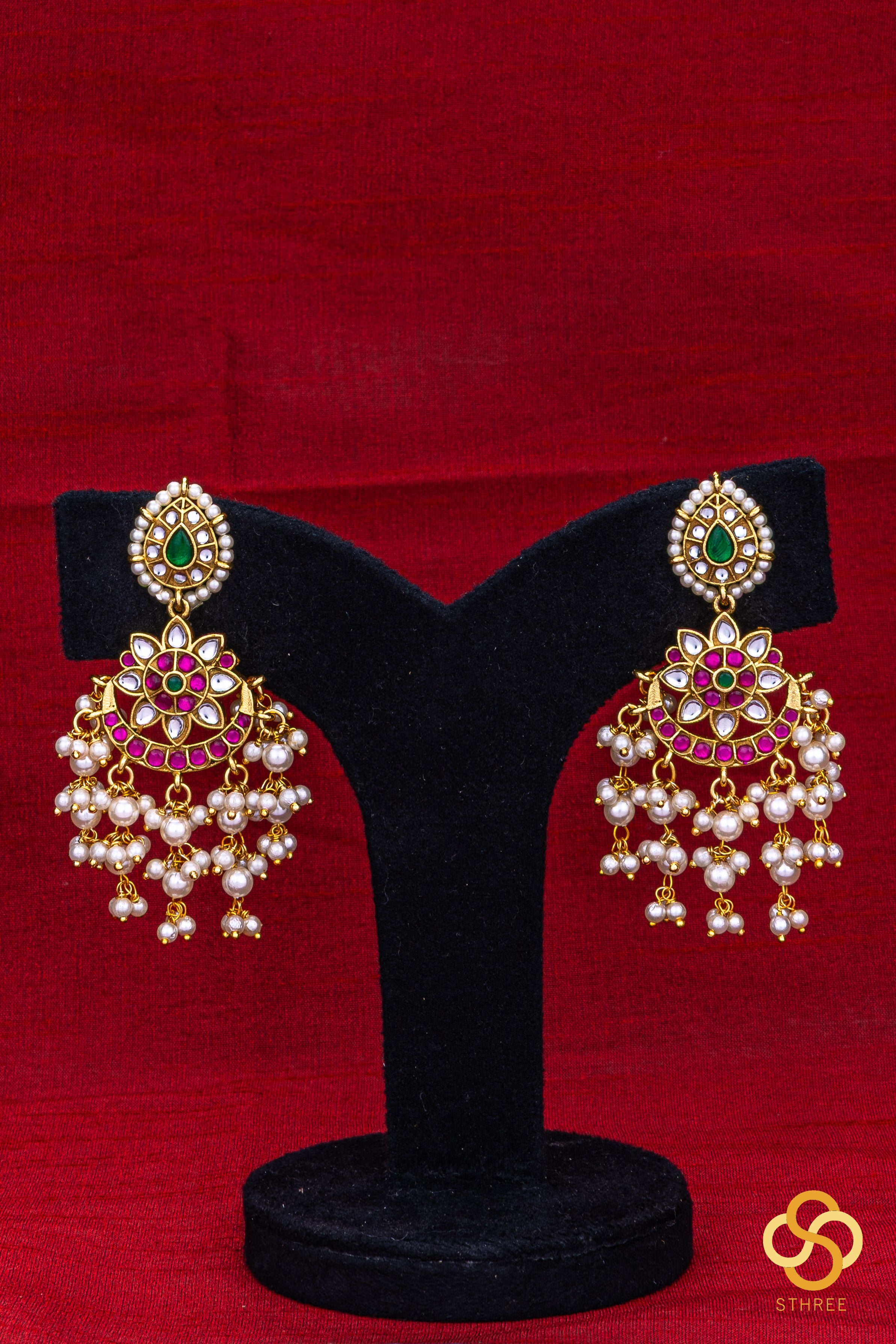 Kemp and Pearls - Guttapusalu Necklace Set