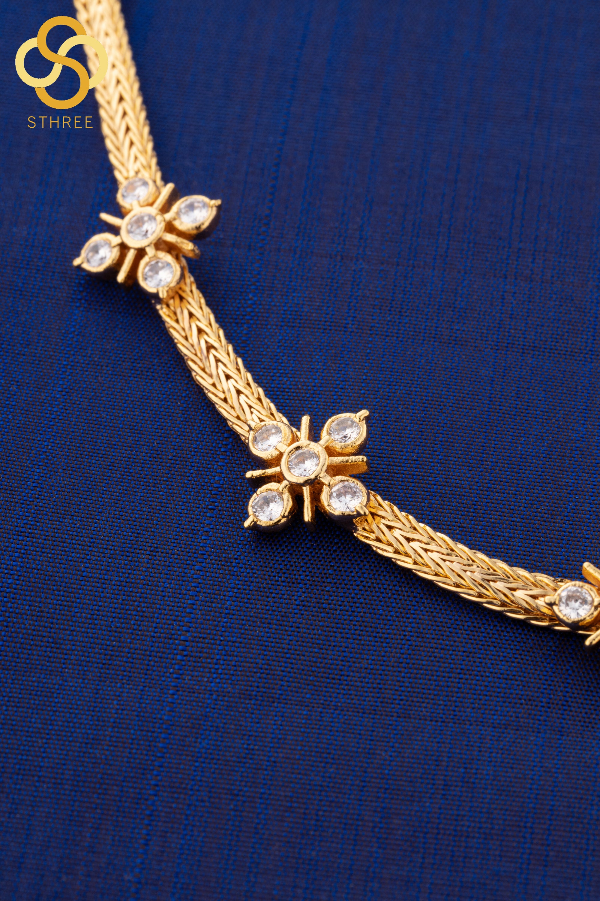 Aympon Five Stone Diamond Choker
