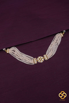 Pearl Choker with a jadau kundan