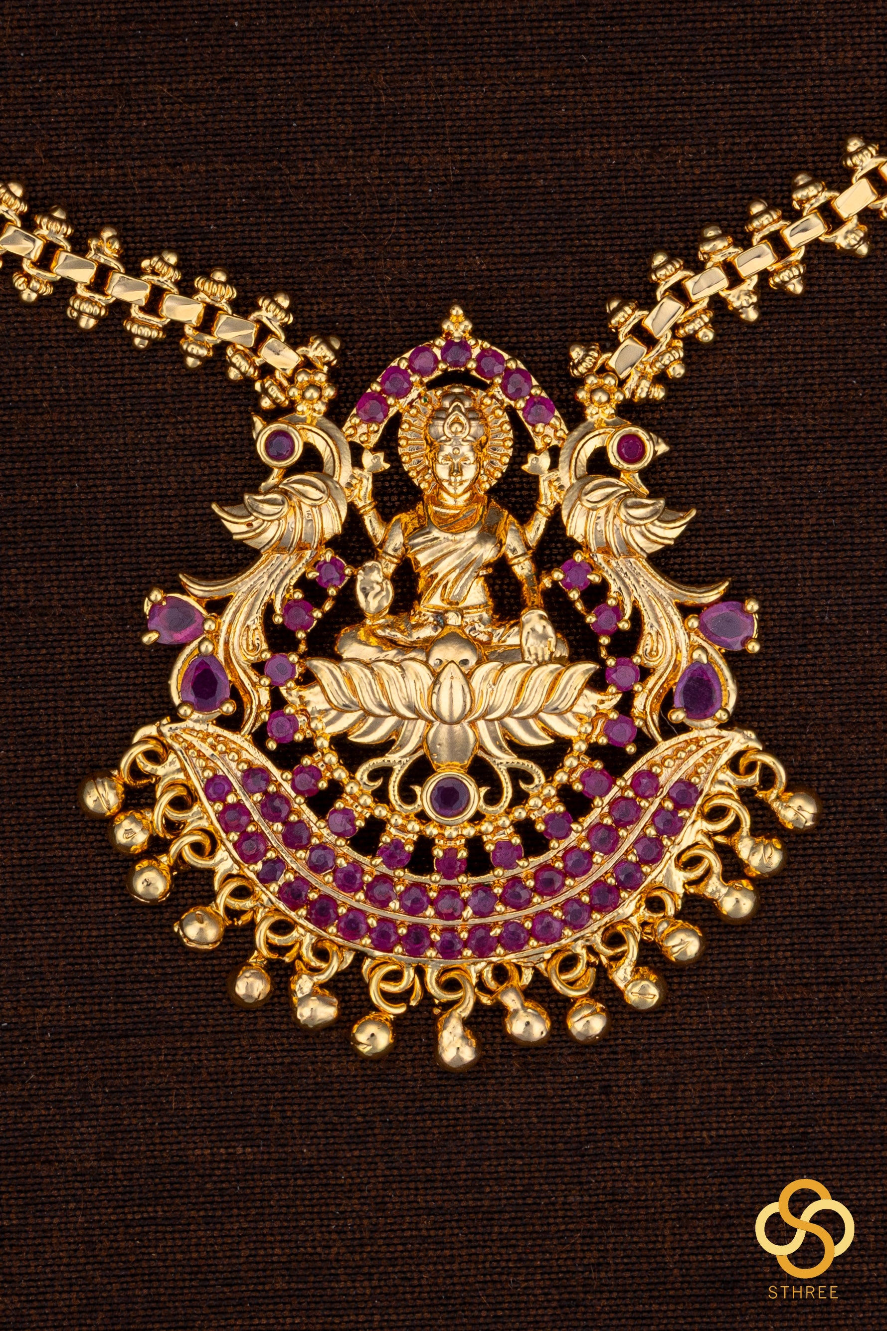 Lakshmi pendent neckpiece