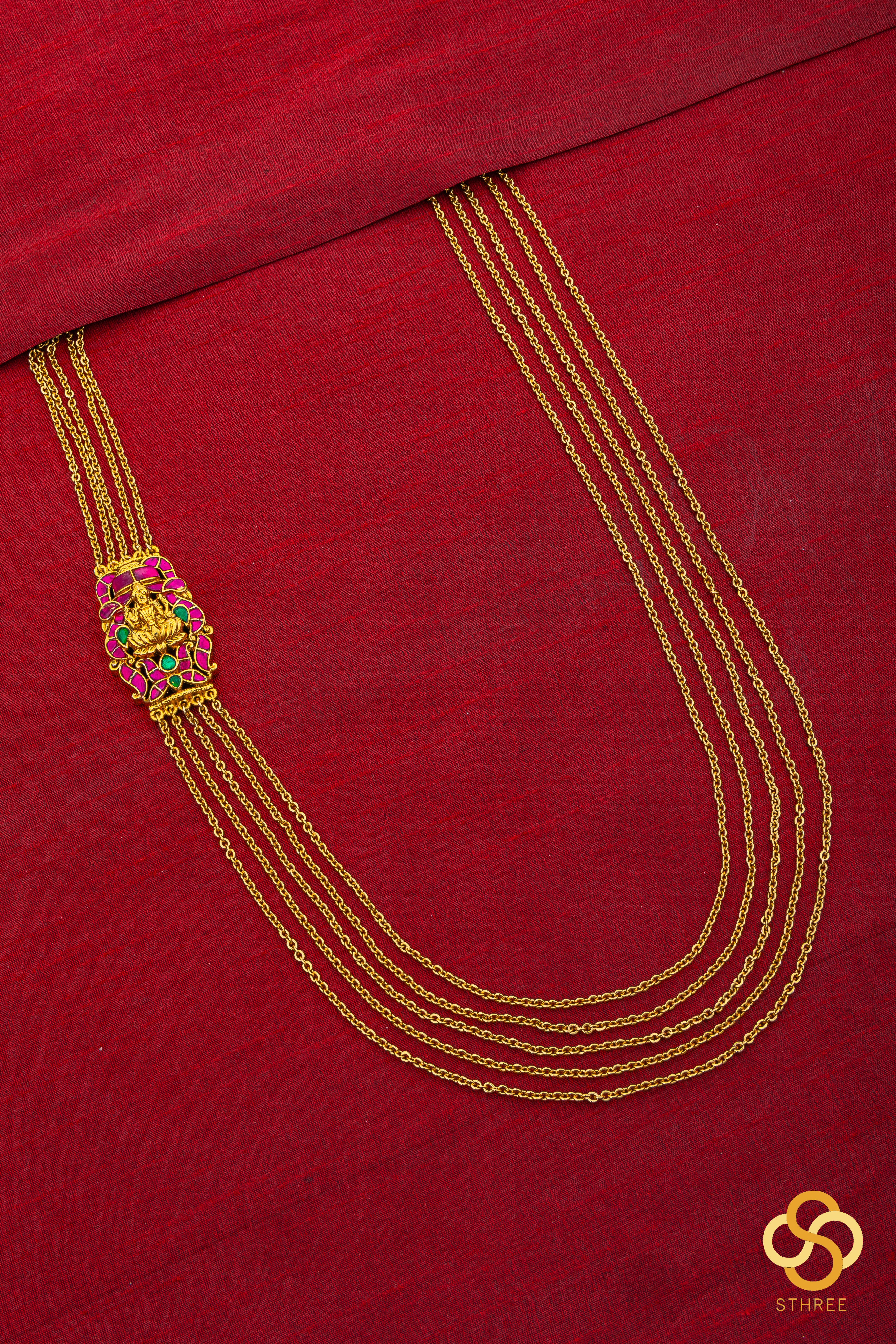 Lakshmi Mogappu with Five Line Chain