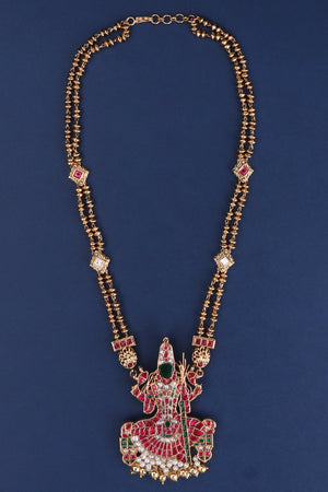 Kamakshi Necklace in Rettai - Vari Kemp Chain