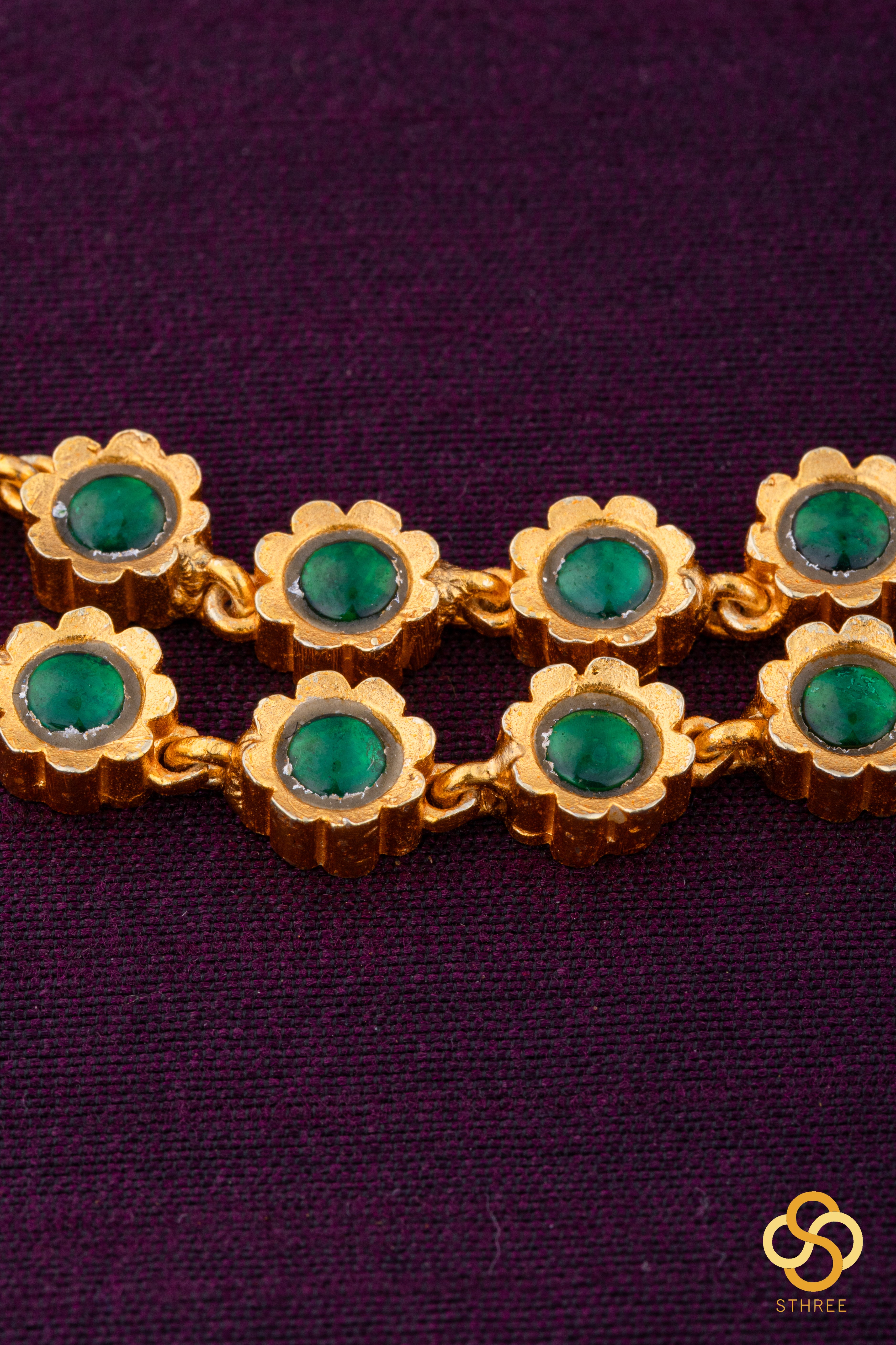 Palakkad Necklace - Two liner - Green