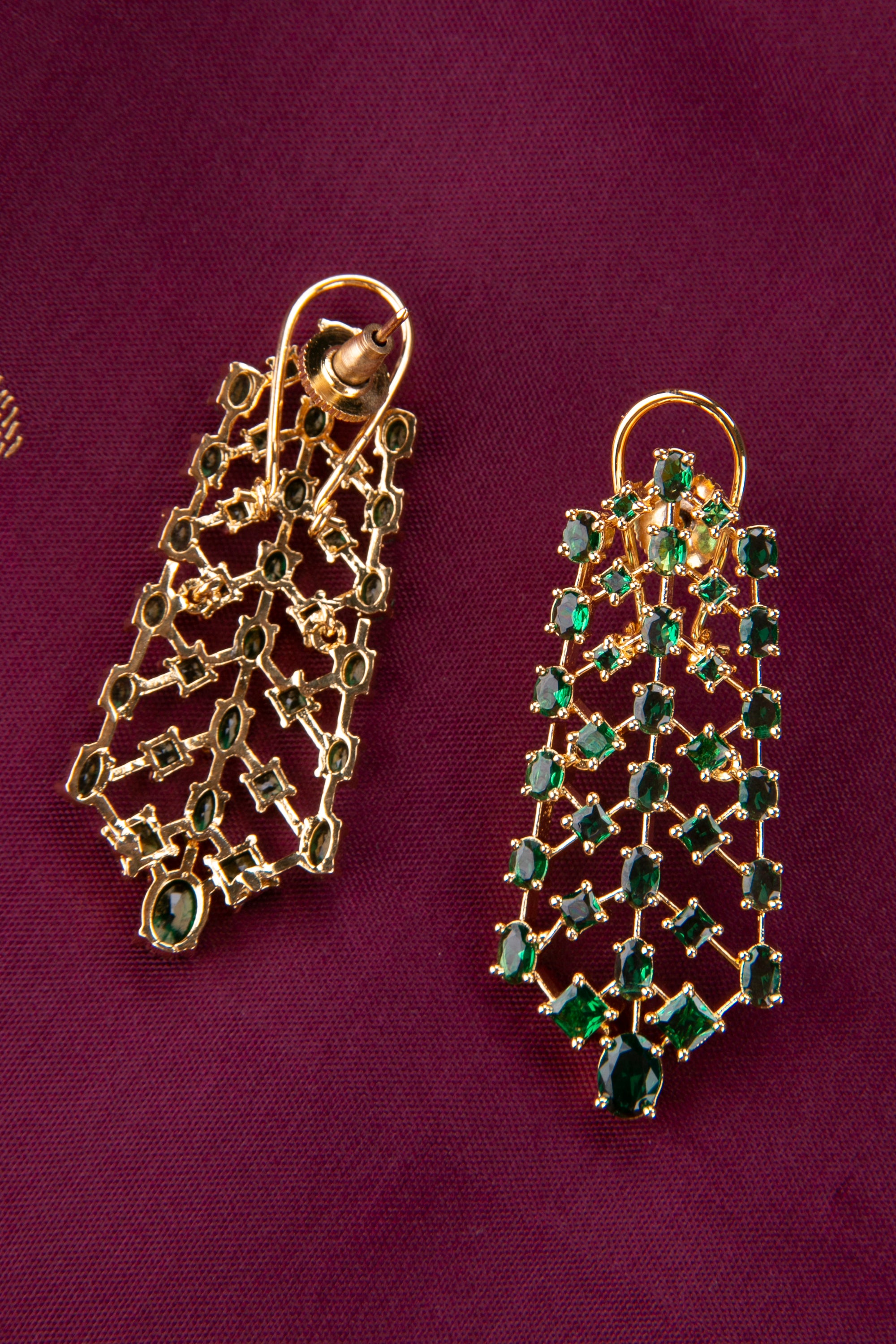 Diamond Pattern Haram - Emerald green
