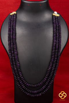 Carved Melon Flurites Three layers - Amethyst