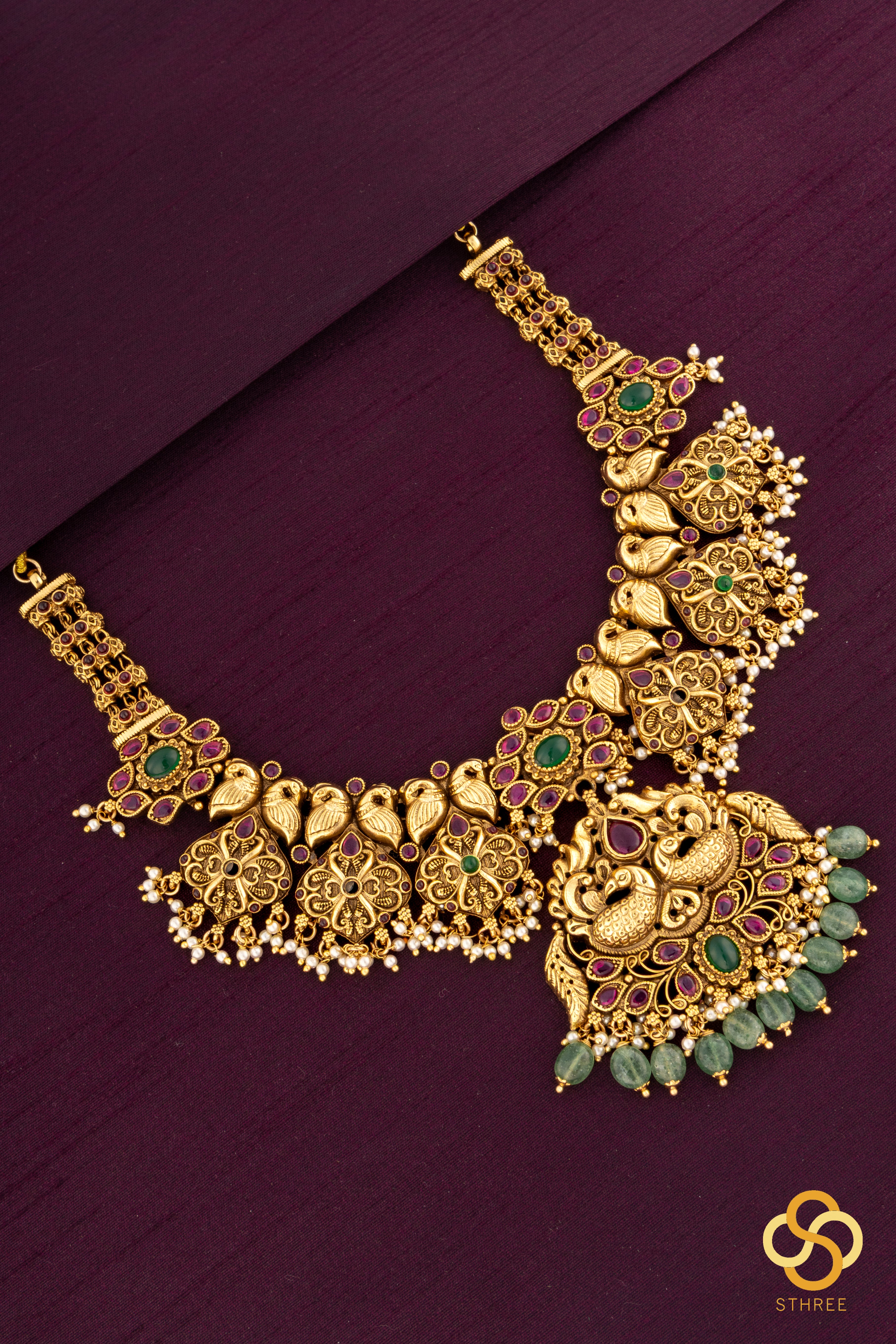 Antique Mayil Necklace set