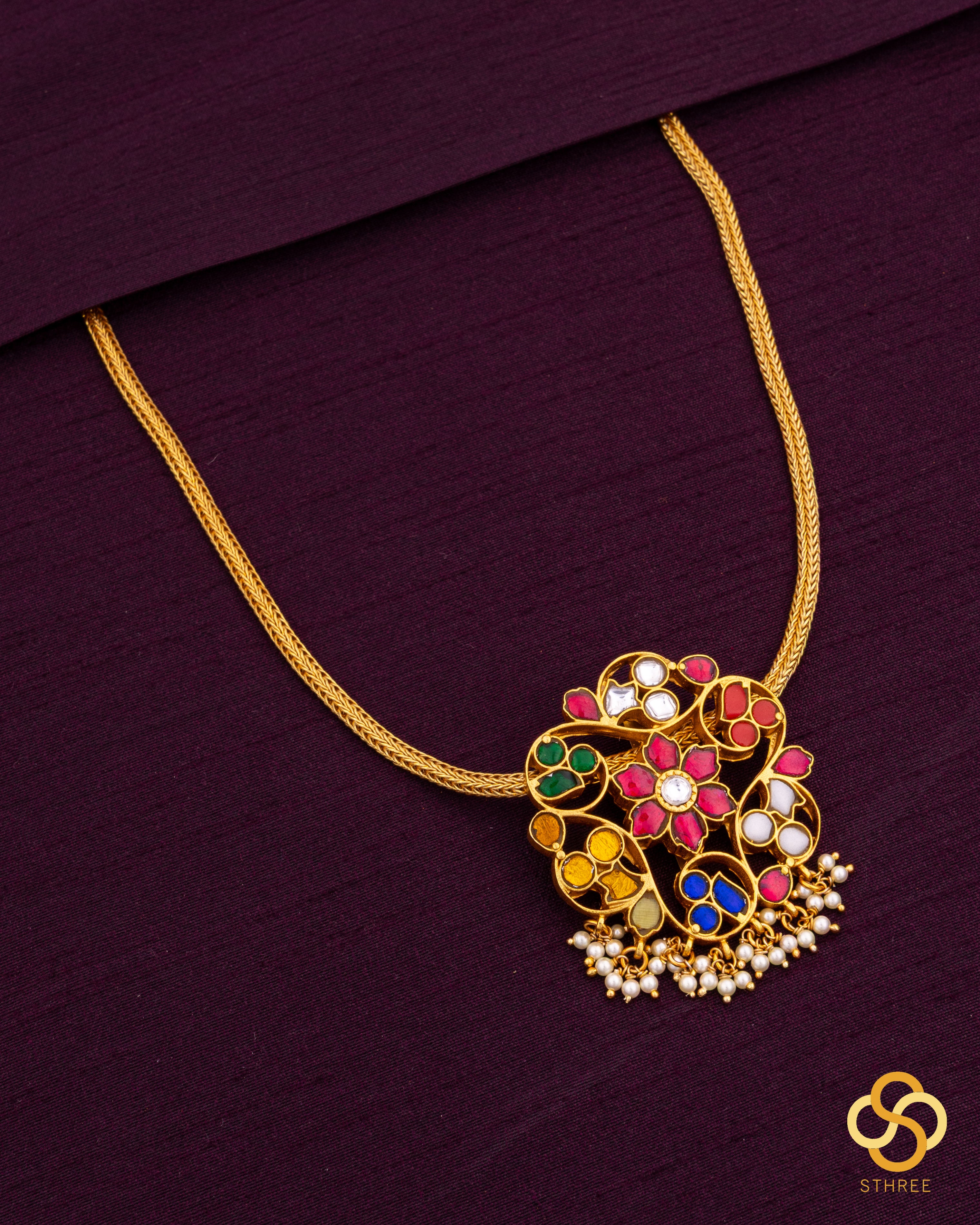Rakkodi, Parijatha flower design - Navarathnam