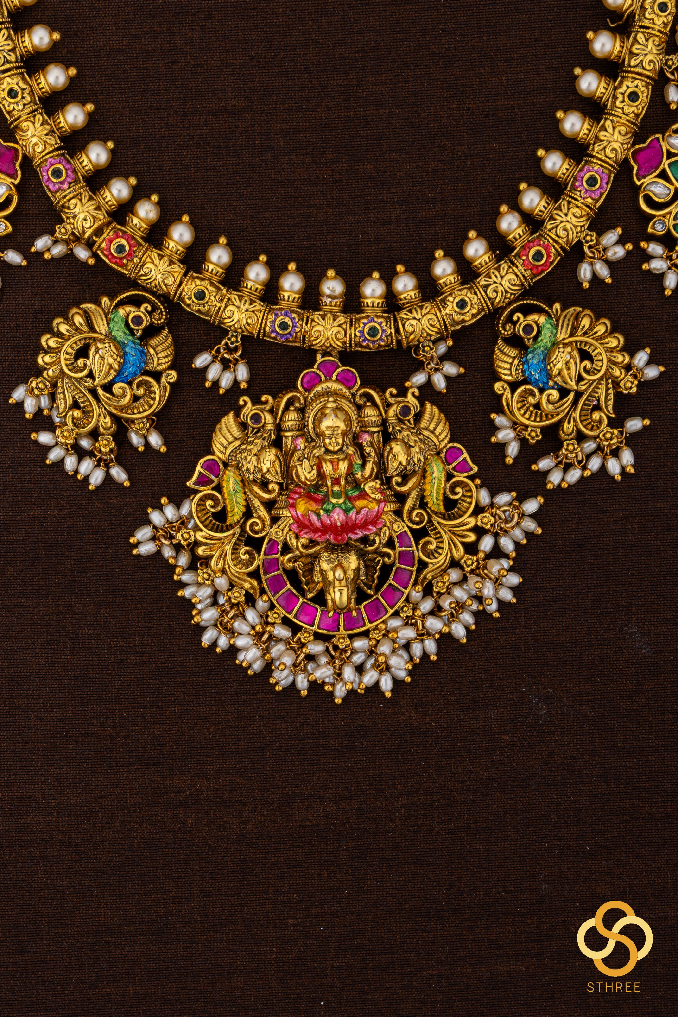 Lakshmi Guttapusalu with pearls