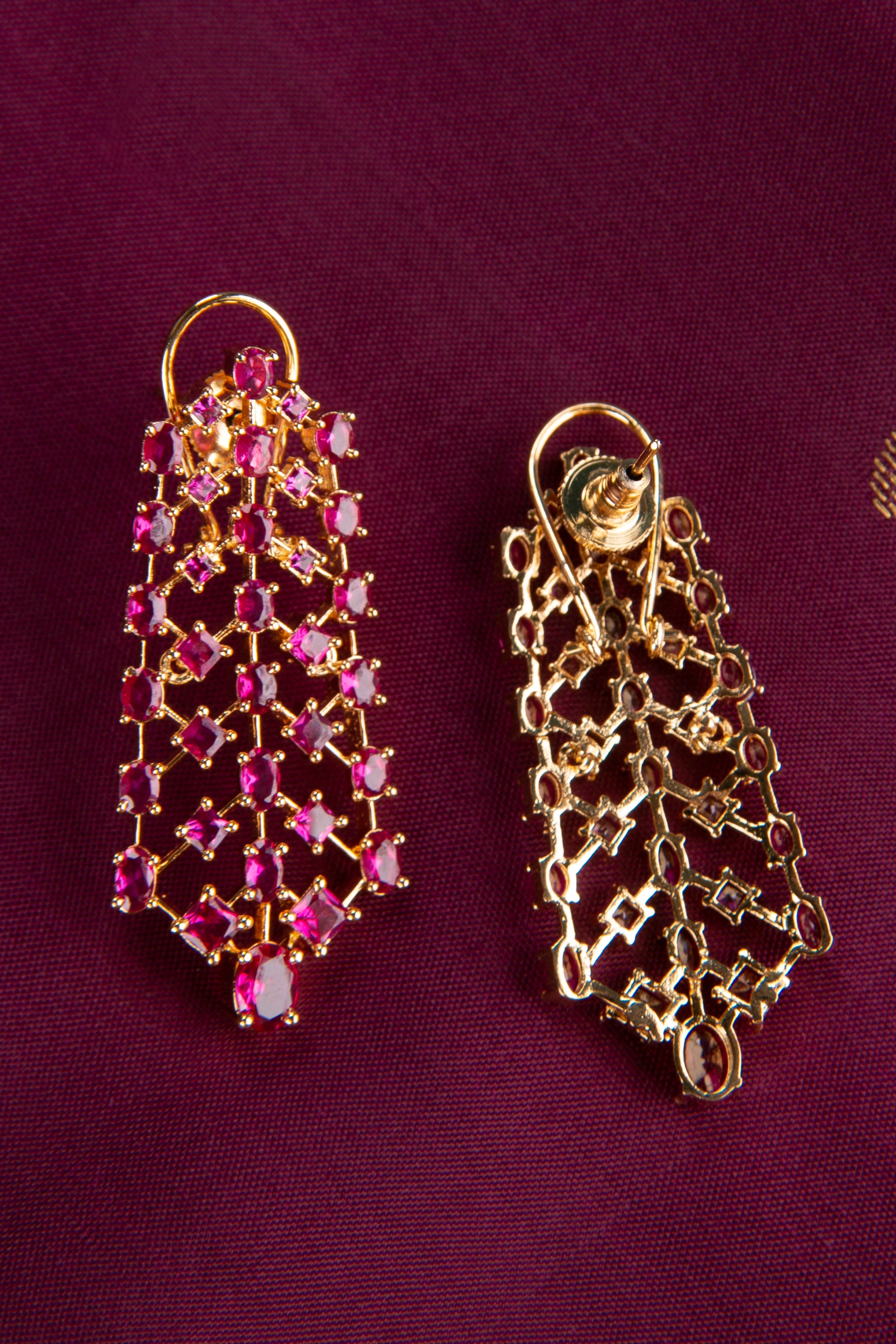 Diamond Pattern Haram - Kemp Red