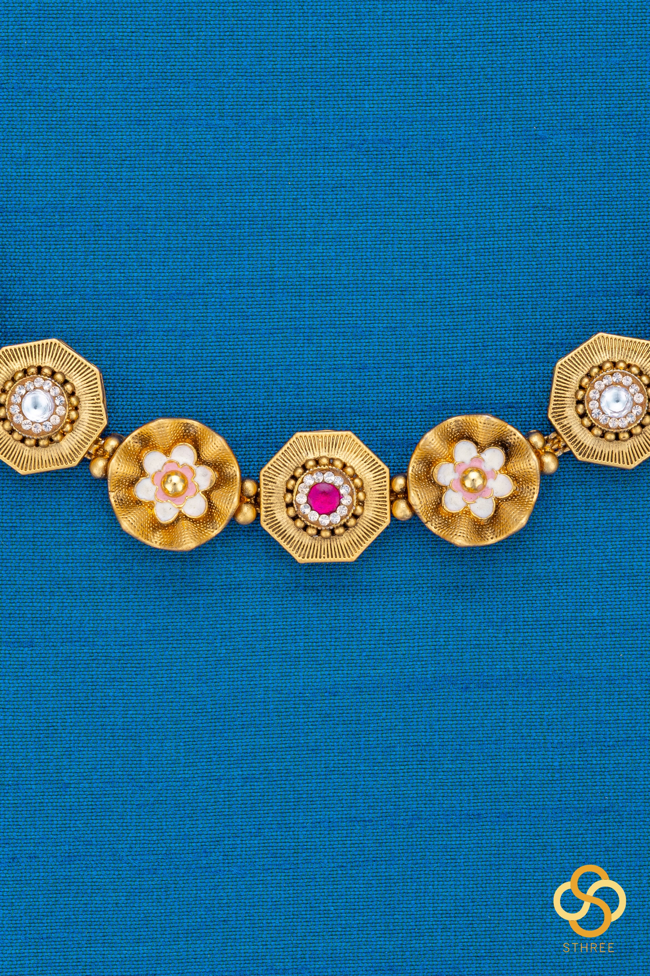 Rajwadi choker- Navarathna