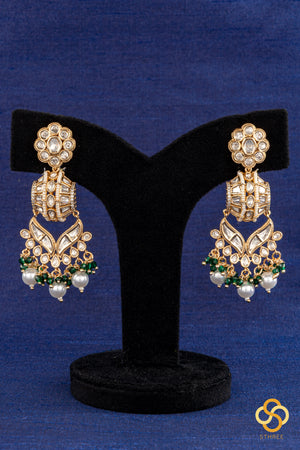 Hasli - Emerald Green with pearls
