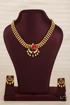 Chandbali Pendant Choker - Navarathna