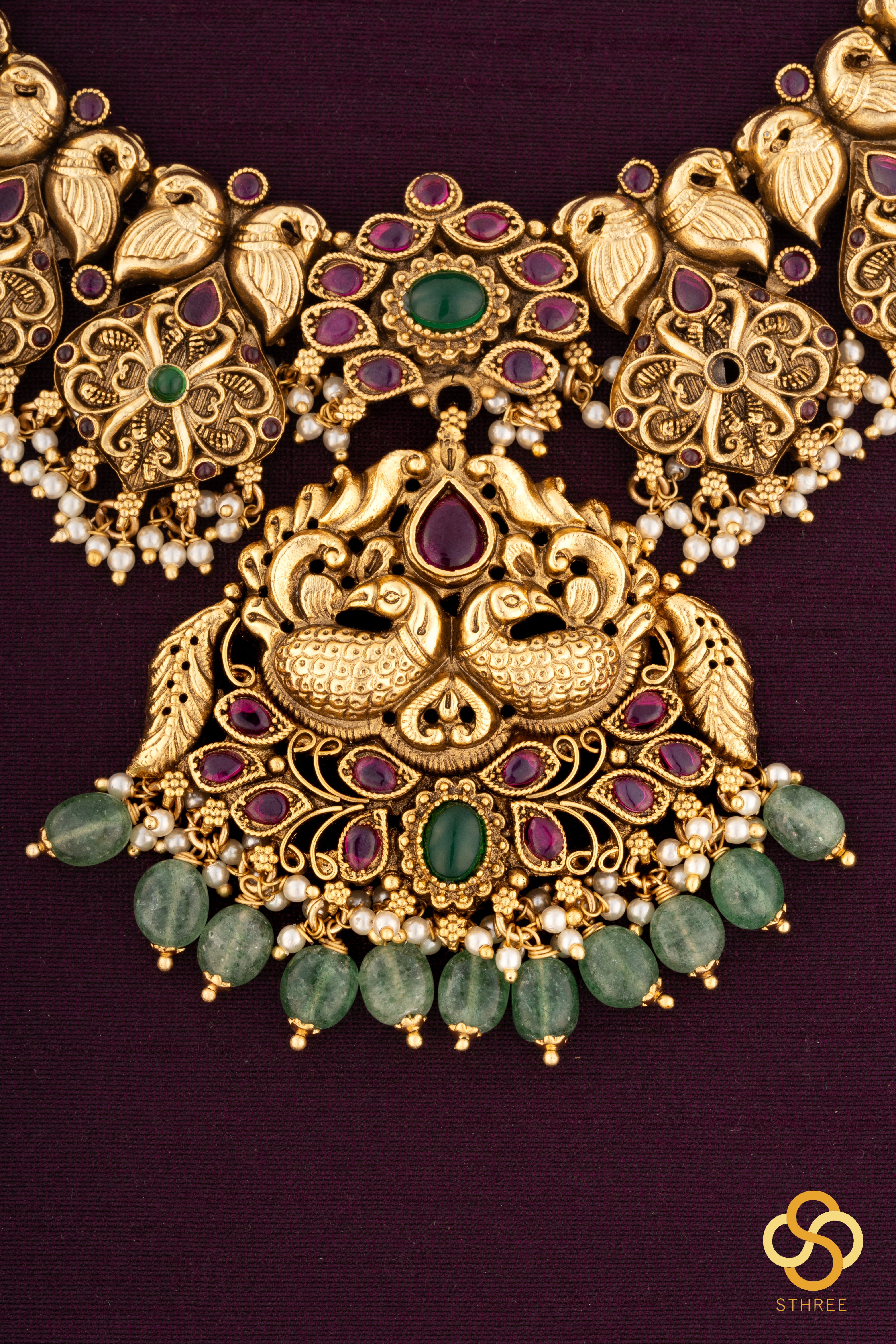Antique Mayil Necklace set