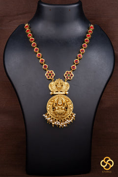 Jadau Kundan double side necklace - Kemp and Gold