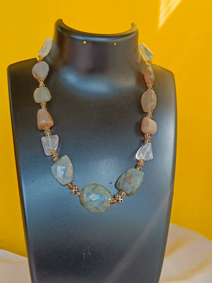 Moonstone and Labradorite Necklace