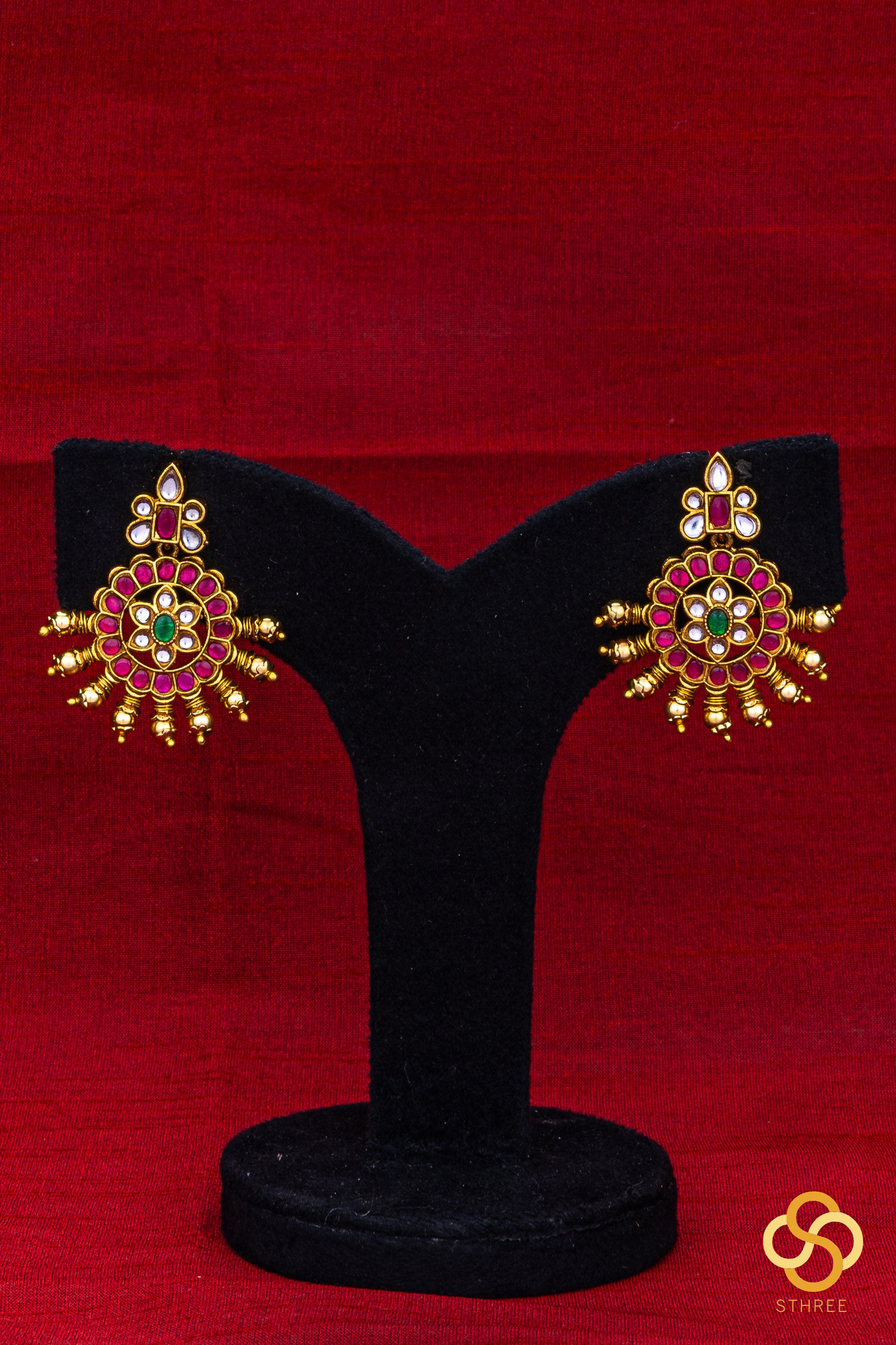 Lakshmi Bottumala set - Kemp red (small)