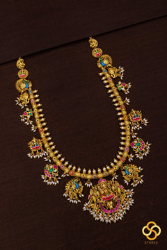 Lakshmi Guttapusalu with pearls