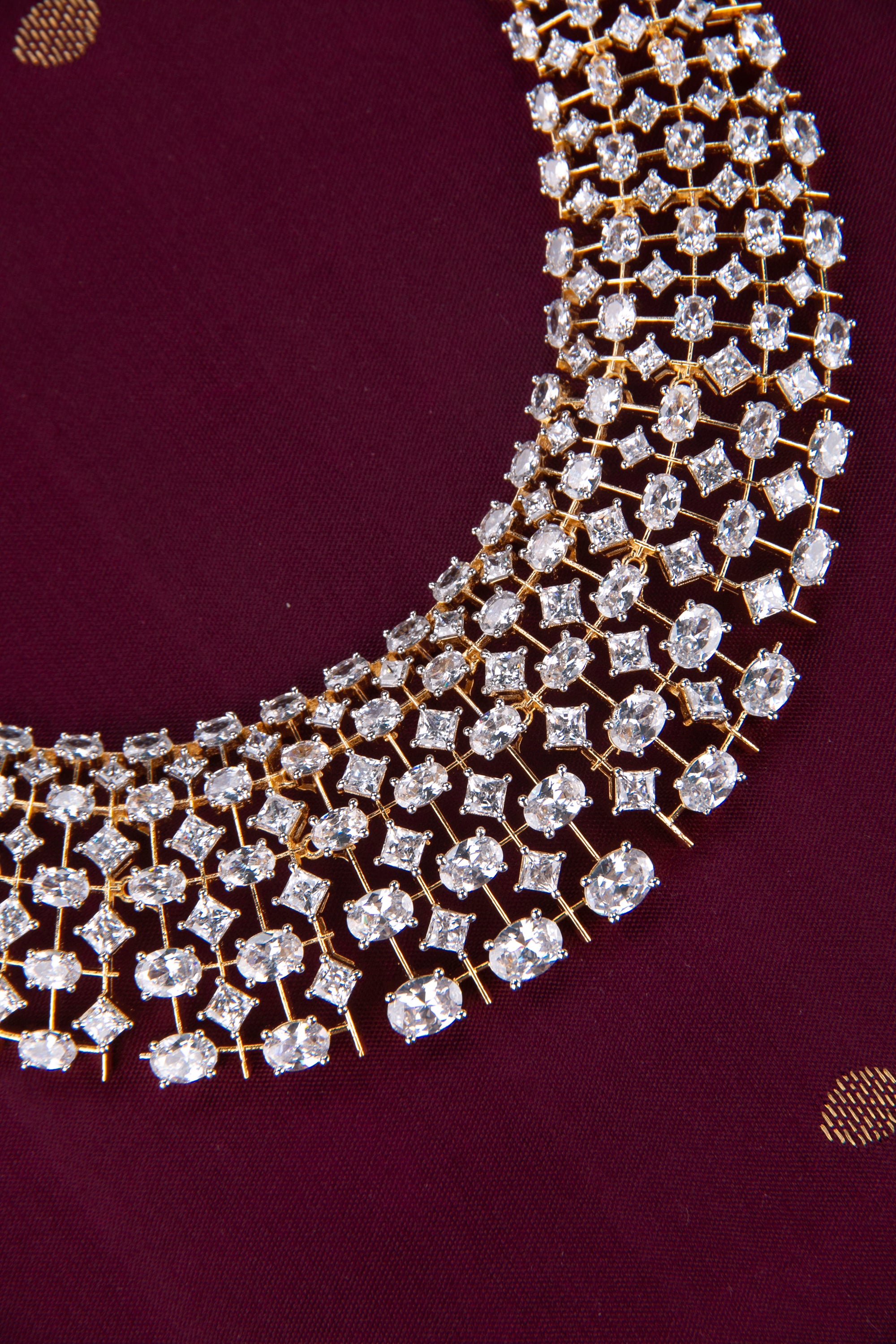Diamond Pattern Haram - All white