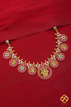 Lakshmi Bottumala set - Kemp red (small)