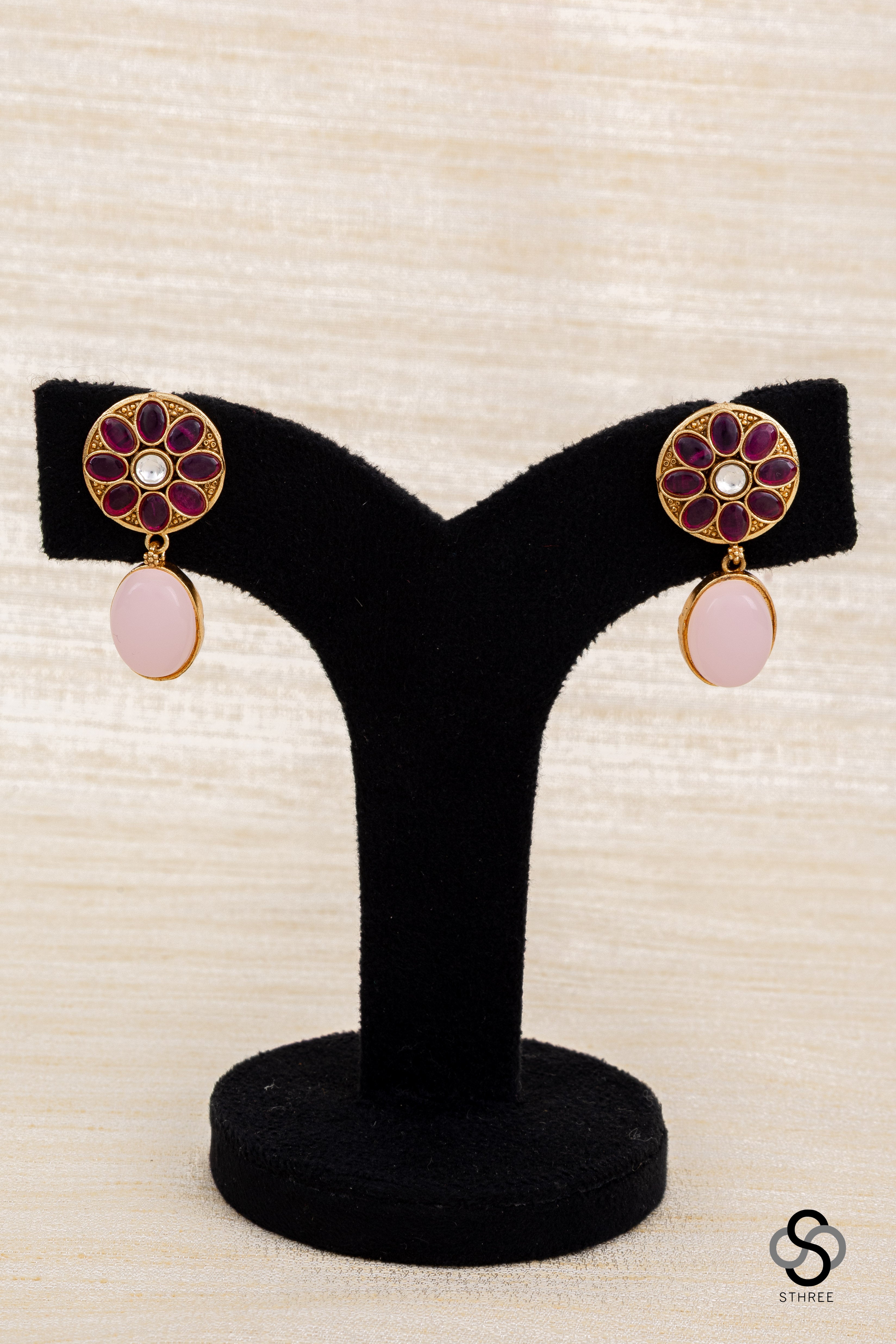 Cabachons with Kemp - Baby Pink colour