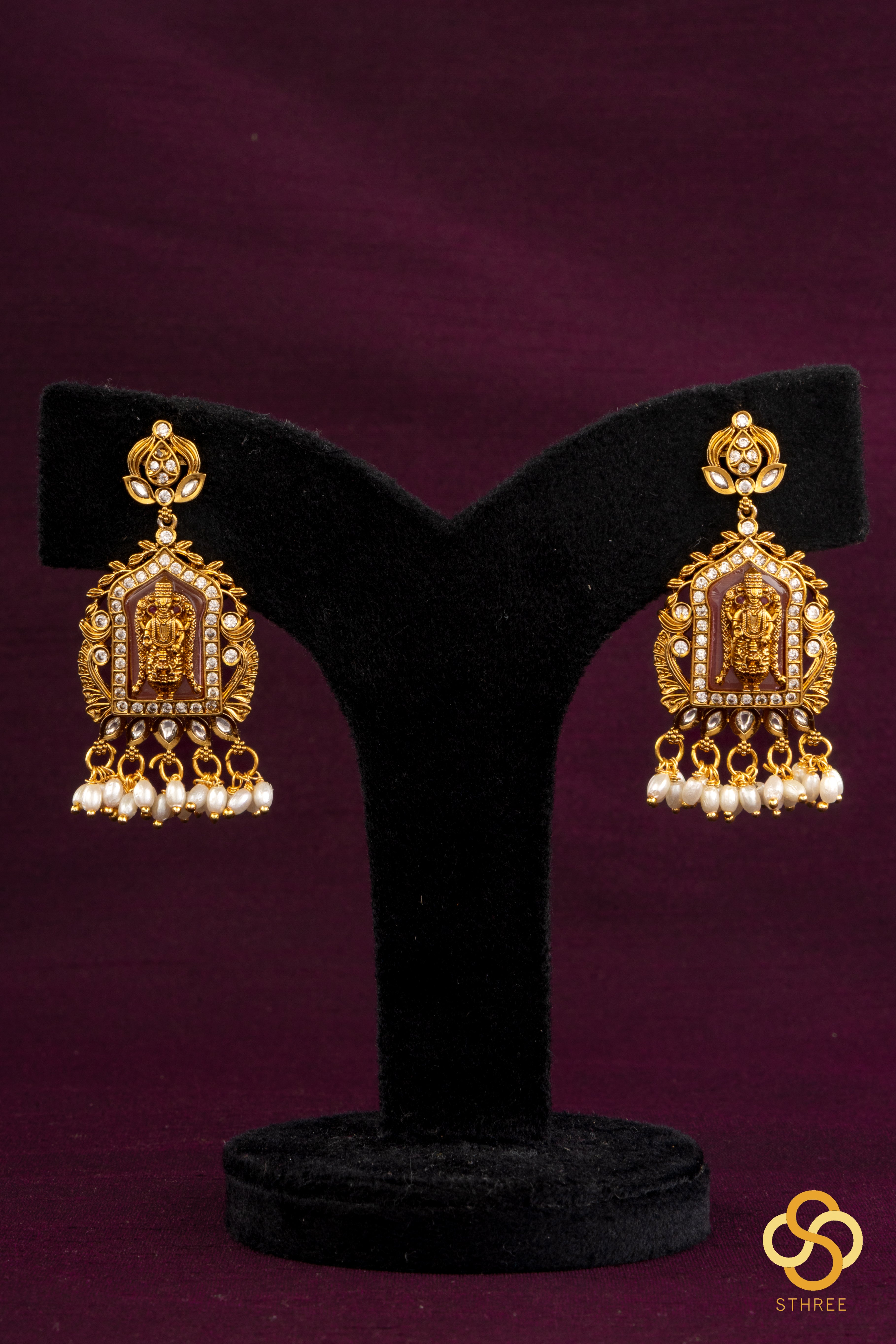 Balaji Pendant Neckpiece - Pink