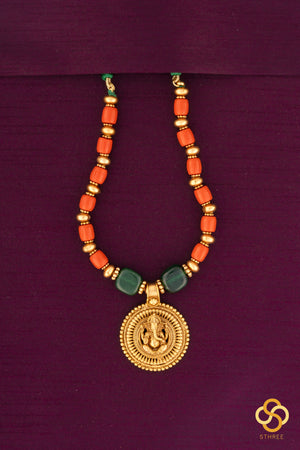 Vinayagar Pendant with coral balls