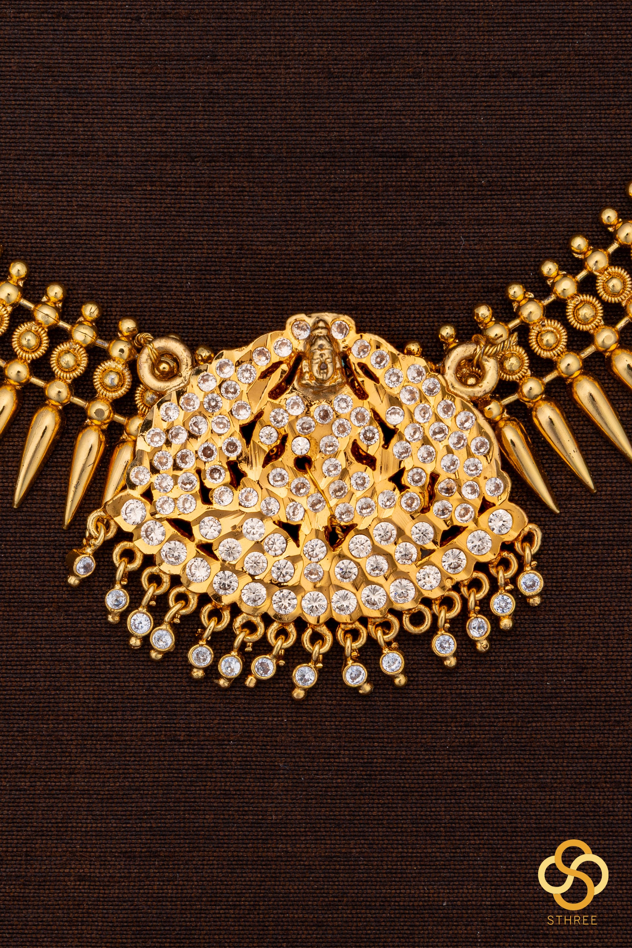Mullai Malai with lakshmi pendant