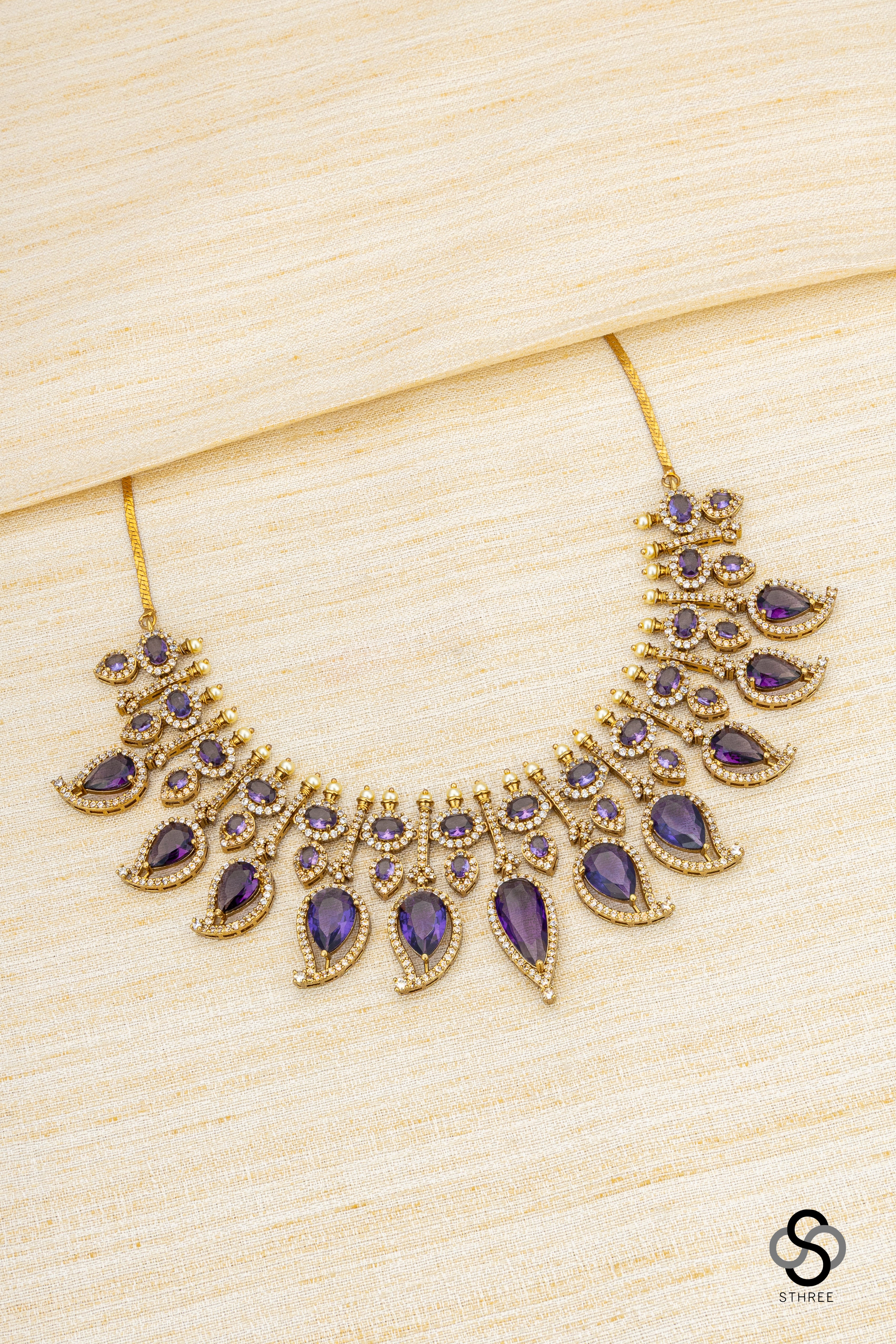 Amethyst colour Mango Malai, Victorian Finish