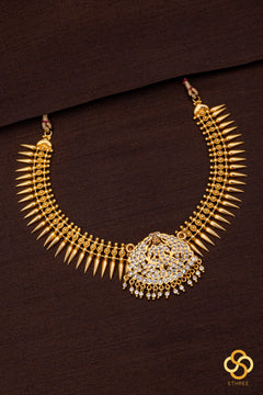 Mullai Malai with lakshmi pendant