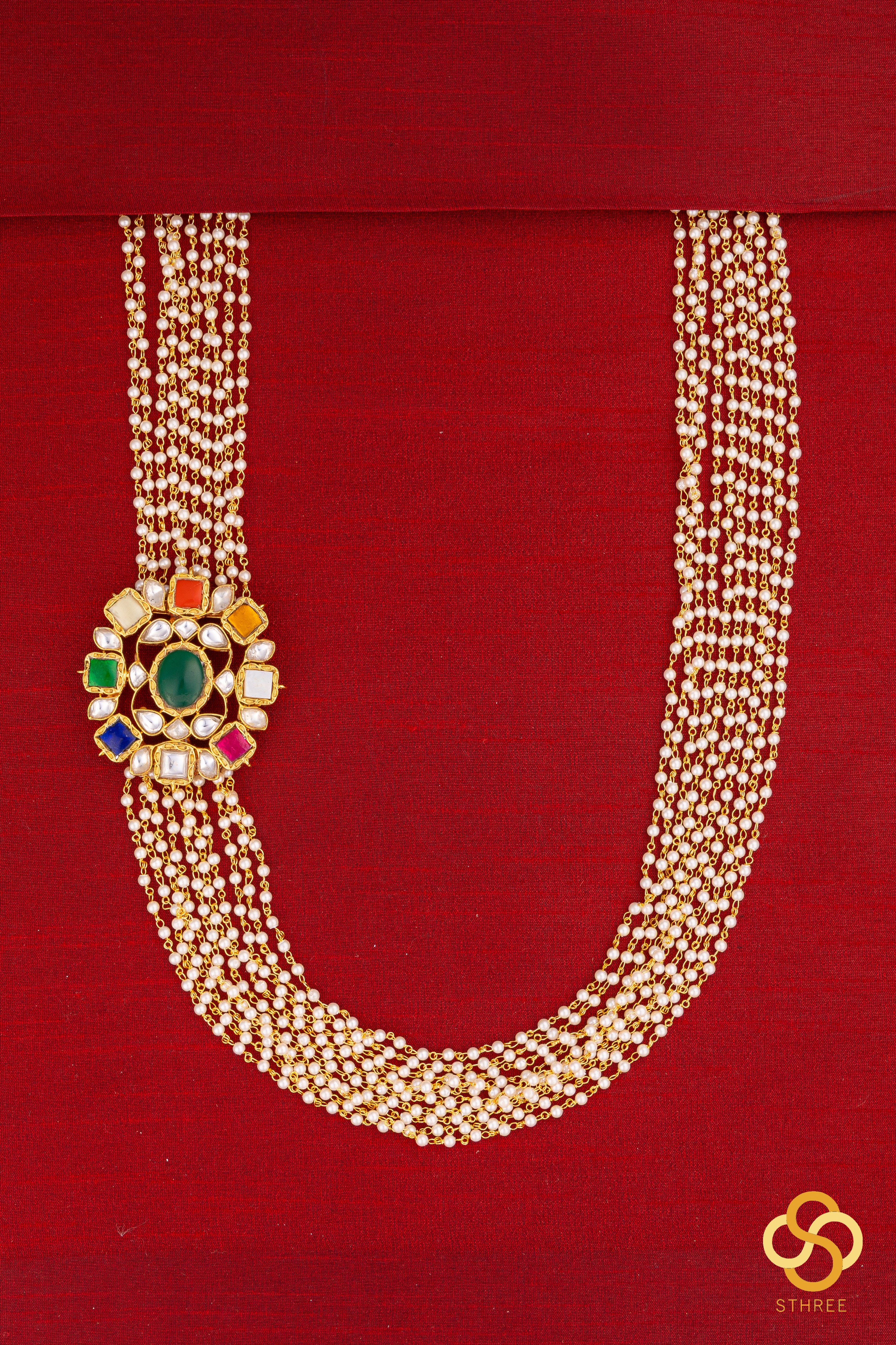 Navarathna Mogappu with pearls