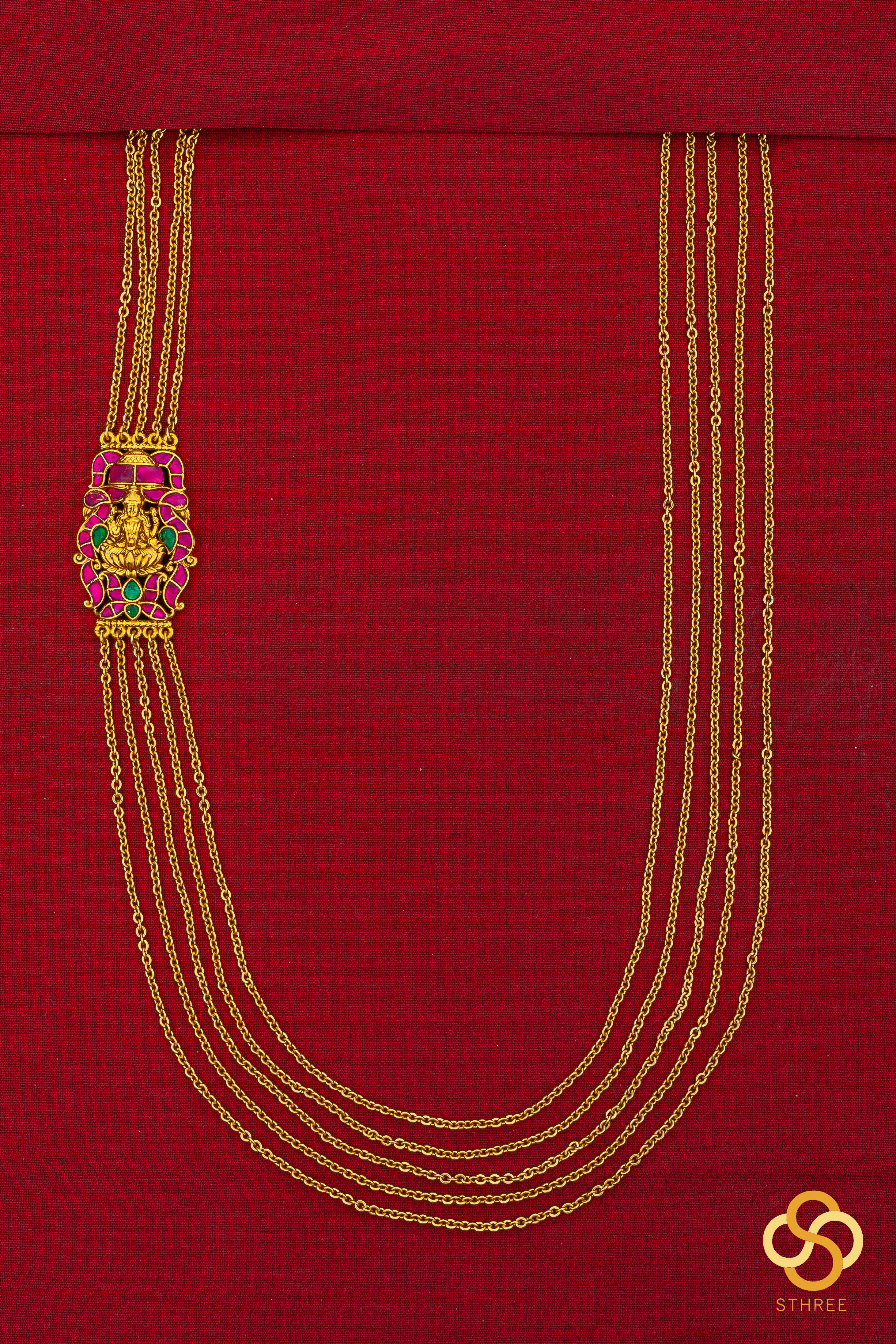 Lakshmi Mogappu with Five Line Chain