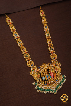 Srinivasa kalyanam pendant with Nakas work