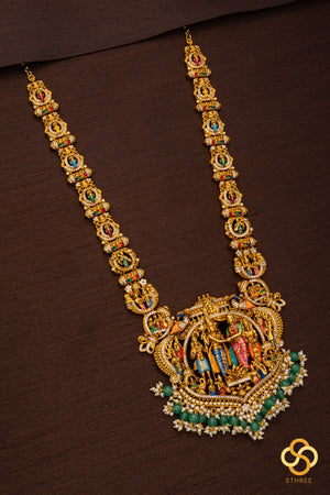 Srinivasa kalyanam pendant with Nakas work