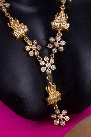 Lakshmi Zircon necklace - Aympon - White
